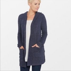 Barefoot dreams Resort dark navy blue cardigan size 1X